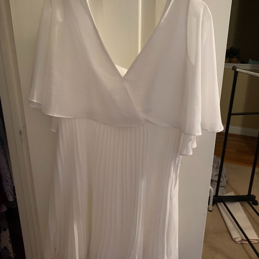ASOS Pleated Angel Wing Dress